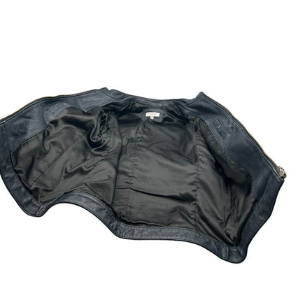 BEAUTY&YOUTH UNITED ARROWS シングルライダース ゴートレザージャケット メンズ M ビューティー＆ユース ユナイテッドアローズ 山羊革 ブラック 秋 アウター 中古 W４