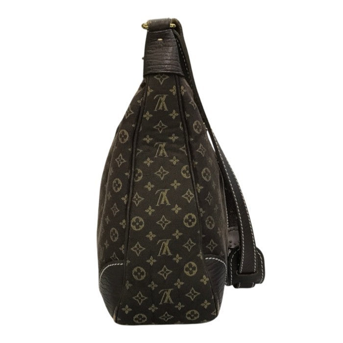 LOUIS VUITTON ルイヴィトン モノグラム ミニラン ブローニュ ショルダーバッグ レディース 肩掛け セミショルダー ブラウン M95225 中古 T1