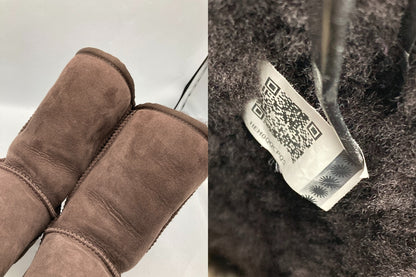 UGG australia アグ W クラシック ショート ムートンブーツ 5825 サイズ25cm レディース 中古 D4