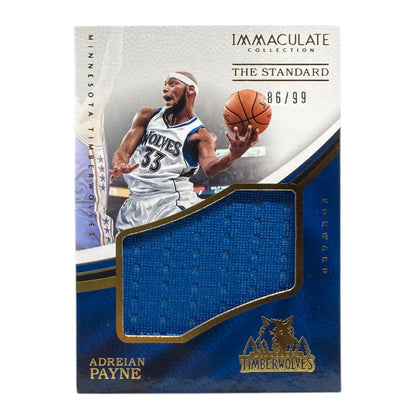PANINI NBAカード IMMACULATE COLLECTION ADREIAN PAYNE MINNESOTA TIMBERWOLVES /99 #ST-APY 中古 IT2