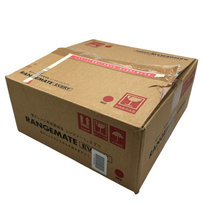電子レンジ専用調理器 レンジメート エブリ RANGEMATE EVERY 調理器具 レシピ付 焼く 煮る 蒸す 温めなおす 中古 W４