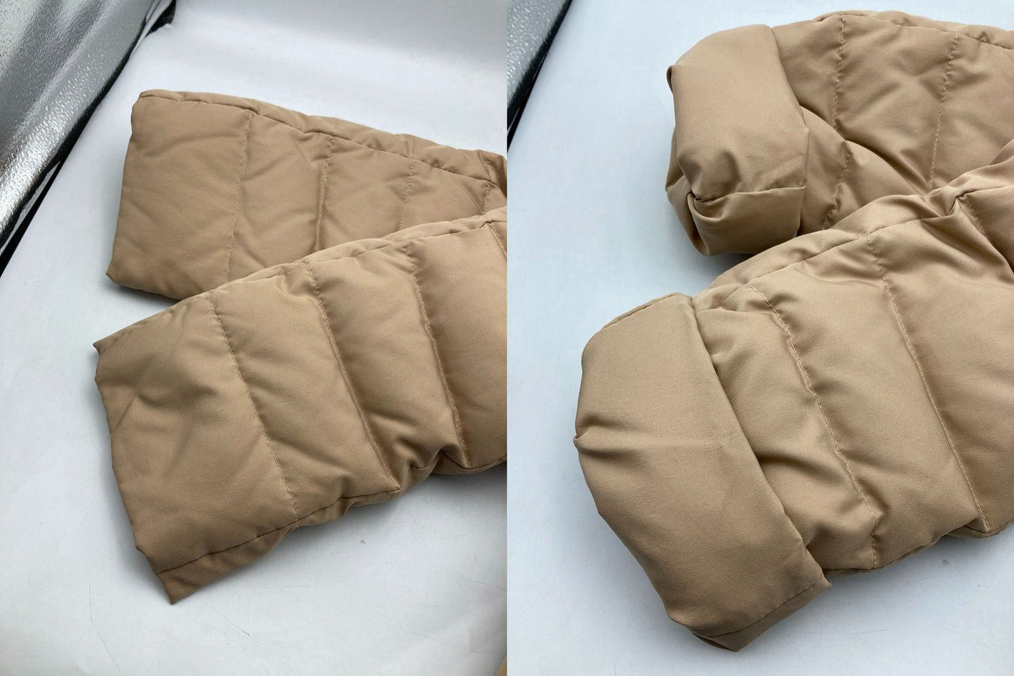 M-PREMIER COUTURE エムプルミエ クチュール レッキスファー ダウンコート サイズ38 中古 D4