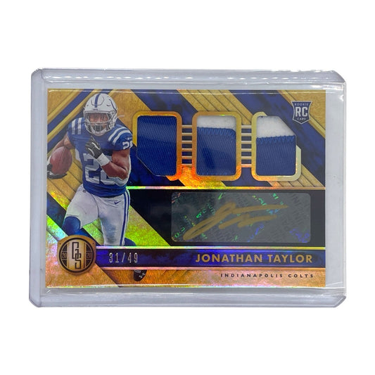 PANINI NFLカード GOLD STANDARD JONATHAN TAYLOR INDIANAPOLIS COLTS 31/49 #281 中古 IT1