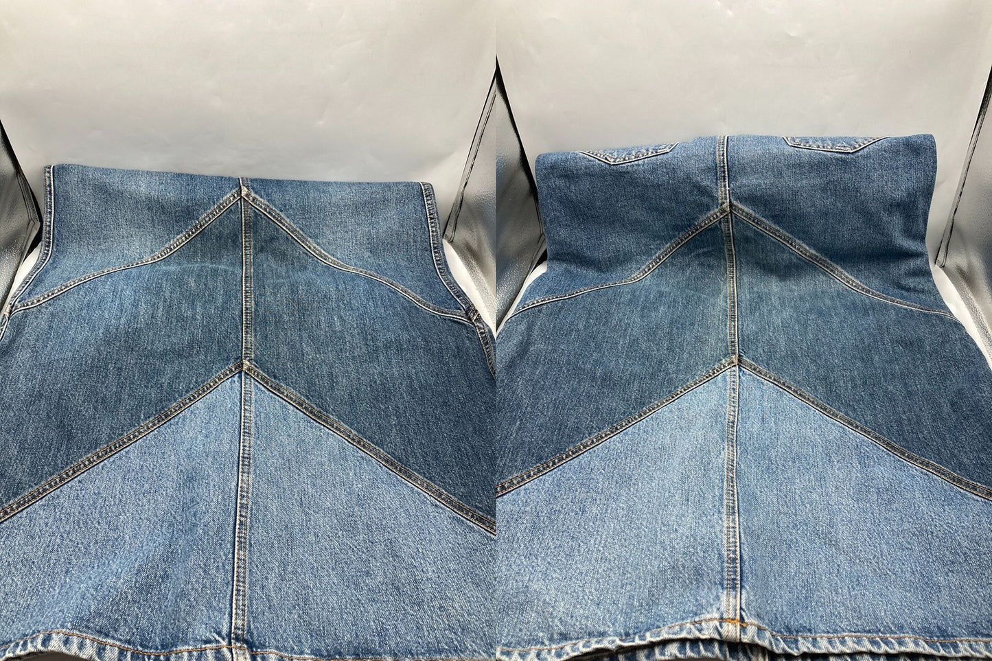 GAP 1969 ギャップ 00s イタリア製 パッチドデニムスカート 293029-00-6 サイズ4 中古 D4