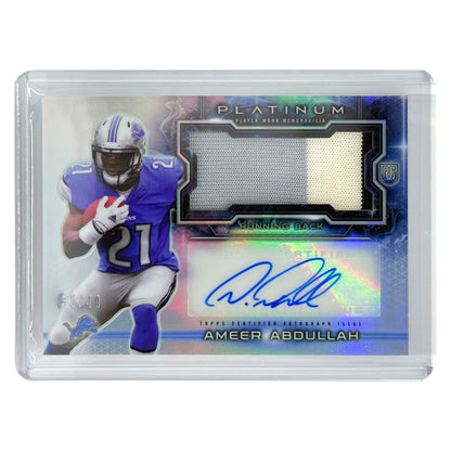 TOPPS NFLカード PLATINUM AMEER ABDULLAH DETROIT LIONS /40 #PRAP-AA 中古 IT1