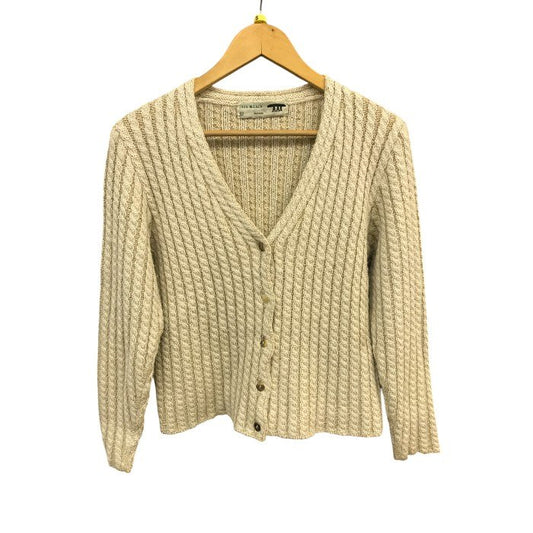 INIS MEAIN イニシュマン カーディガン レディース 冬 ウール ベージュ Mサイズ 中古 M1
