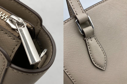 TORY BURCH トリーバーチ エマーソン MINI TOP ZIP TOTE 2WAY ショルダーバッグ 中古 D4