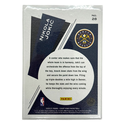 PANINI NBAカード COURT KINGS NIKOLA JOKIC NUGGETS #28 中古 IT1