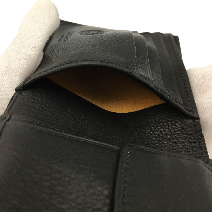 GANZO (ガンゾ) BABY CALF (ベビーカーフ)小銭入れ付き二つ折り財布 中古 Y4