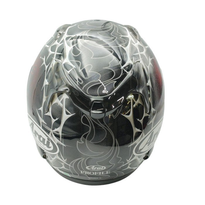 Arai アライ PROFILE SINISTER プロファイル シニスター SNELL M2005 YF DESIGN フルフェイス ヘルメット 中古 H4
