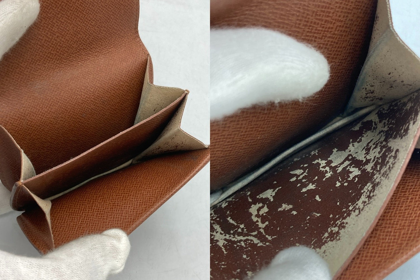 LOUIS VUITTON ルイヴィトン モノグラム ポルトモネグゼ M61970 中古 D4