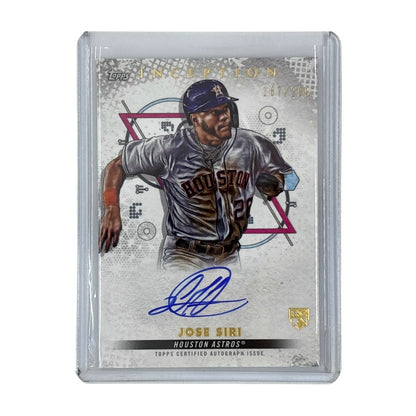 TOPPS MLBカード INCEPTION JOSE SIRI HOUSTON ASTROS 167/299 #BRES-JSI 中古 IT1