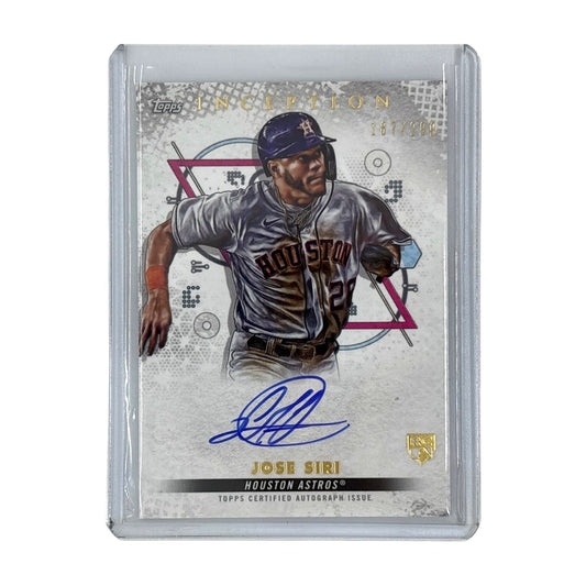 TOPPS MLBカード INCEPTION JOSE SIRI HOUSTON ASTROS 167/299 #BRES-JSI 中古 IT1