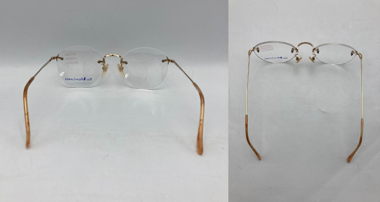 POLO RALPHLAUREN ポロラルフローレン リムレス メガネフレーム レディース メンズ 中古 D4