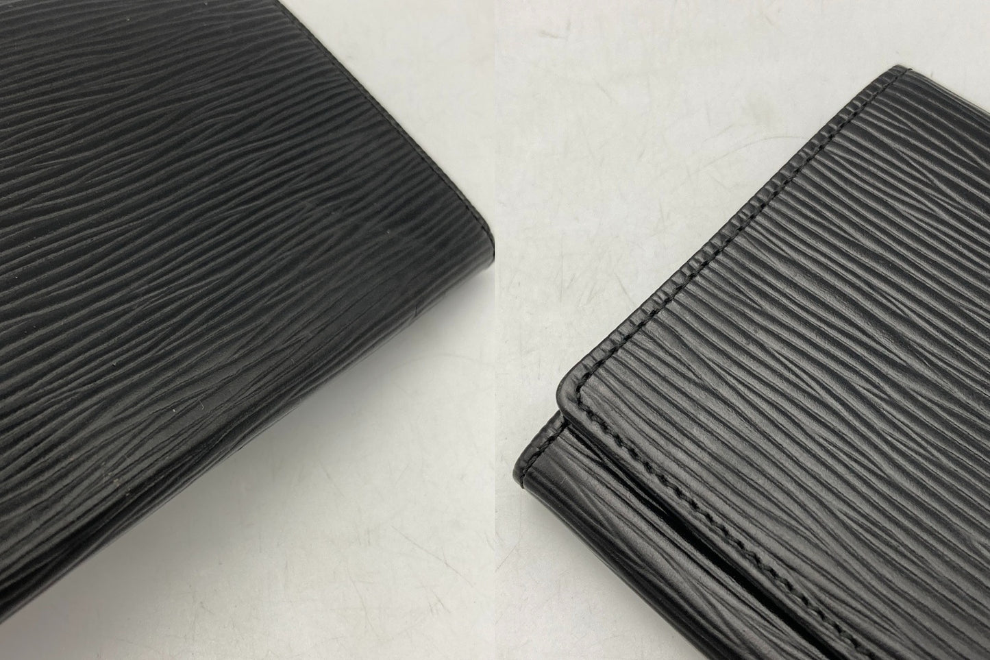 LOUIS VUITTON ルイヴィトン エピ ポルトエン カルト クレディ 長札入れ M63602 ノワール 中古 D4