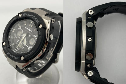 CASIO G-SHOCK(ジーショック) G-STEEL(Gスチール)  電波ソーラー 腕時計 GST-W300-1AJF 中古 D4