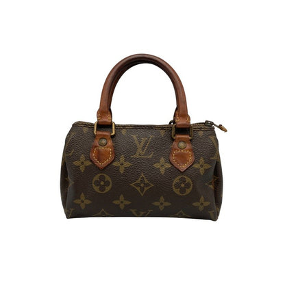 LOUIS VUITTON ルイヴィトン モノグラム ミニスピーディ ハンドバッグ M41534 中古 D4