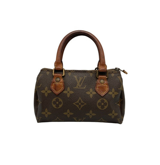 LOUIS VUITTON ルイヴィトン モノグラム ミニスピーディ ハンドバッグ M41534 中古 D4