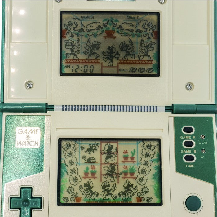 任天堂 ゲーム&ウオッチ グリーンハウス GREEN HOUSE GAME&WATCH 中古 a1