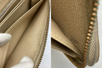 LOUIS VUITTON ルイヴィトン ジッピーウォレット ダミエアズール N41660 中古 D4