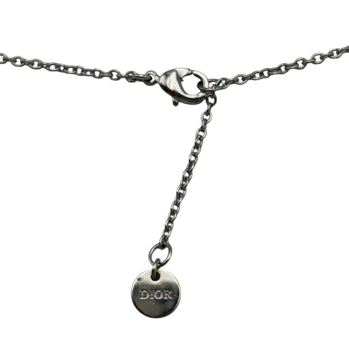 Dior ディオール Clair D Lune クレール ディー リュヌ ラインストーン ネックレス ブランド アクセサリー おしゃれ レディース CDロゴ 中古 W４