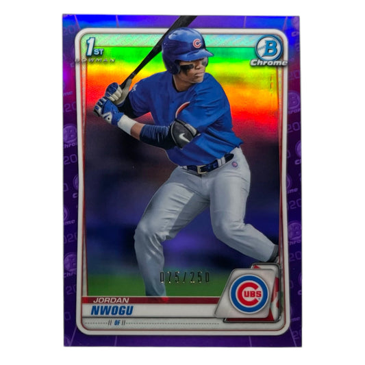 TOPPS MLBカード BOWMAN CHROME 1ST JORDAN NWOGU CHICAGO CUBS /250 #BD-110 中古 IT2
