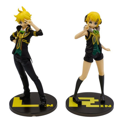 Project DIVA Arcade Future Tone スーパープレミアムフィギュア “鏡音リン-トランスミッター”＆“鏡音レン-レシーバー” セット 中古 a1