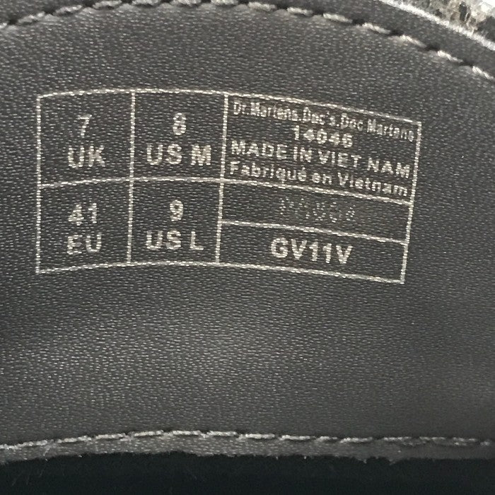 Dr.Martens ドクターマーチン 3ホールシューズ 14046 メンズ UK7 26cm ブラック 革靴 レザー カジュアル 中古 KW1