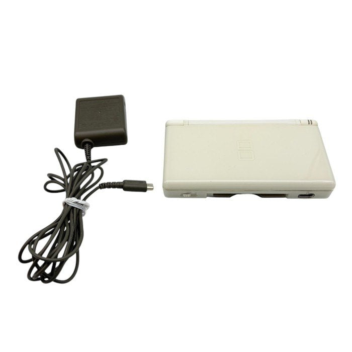NINTENDO DS Lite クリスタルホワイト 本体 任天堂 ゲーム機 充電器付 USG-001 中古 W1