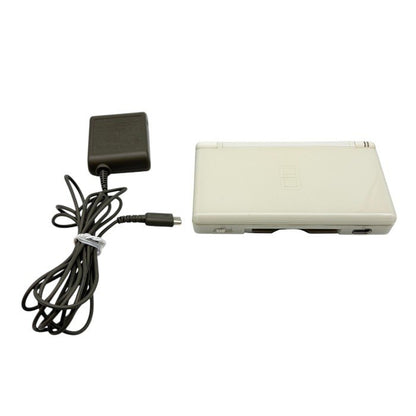 NINTENDO DS Lite クリスタルホワイト 本体 任天堂 ゲーム機 充電器付 USG-001 中古 W1