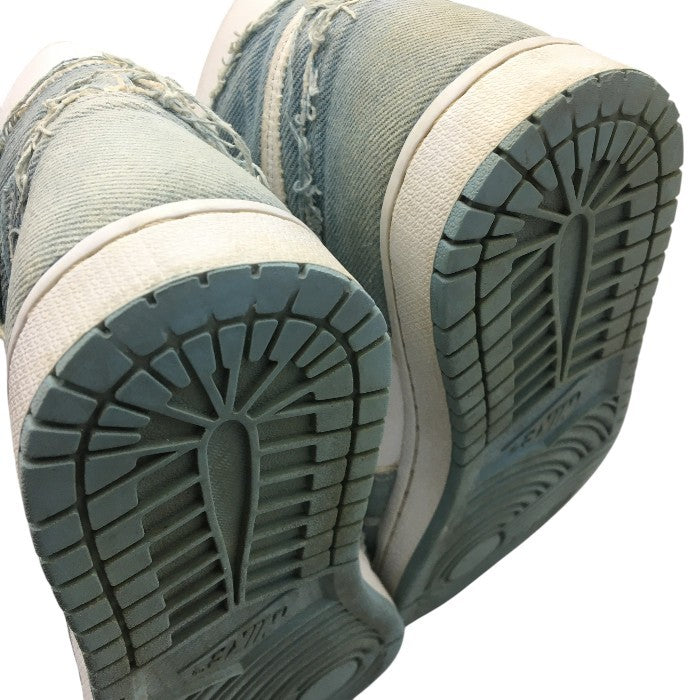 NIKE ナイキ WMNS AIR JORDAN 1 HIGH OG DENIM 26cm DM9036-104 中古 Y4