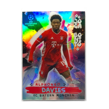 TOPPS サッカーカード CHROME ALPHONSO DAVIES BAYERN MUNCHEN #JB-9 中古 IT2