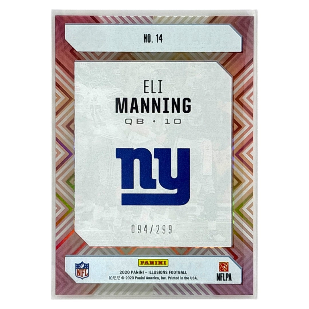 PANINI NFLカード ILLUSIONS ELI MANNING NEW YORK GIANTS /299 #14 中古 IT1