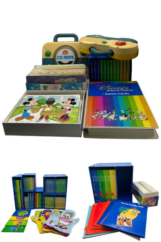 ジャンク・訳あり ディズニー ワールドファミリー 英語 教材 CD DVD ミッキー 子供 キッズ 学習 中古 W４