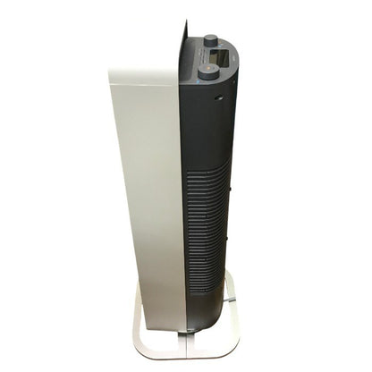 コイズミ 電気ファンヒーター ホット&クール 送風 温風 1台2役 音声認識機能 人感センサー 自動首振り DCモーター ベージュ KHF-12233 中古 Y1