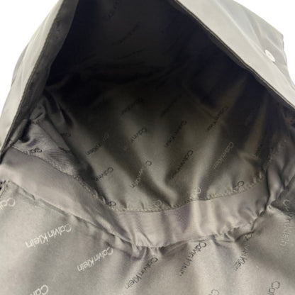 Calvin Klein カルバンクライン ナイロン ショルダーバック 鞄 レディース ブラック 中古 W1