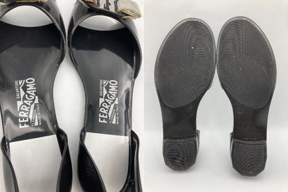 SalvatoreFerragamo サルヴァトーレフェラガモ ヴァラリボン ラバー サンダル 中古 4