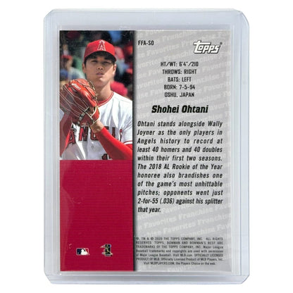 TOPPS MLBカード BOWMAN'S BEST SHOHEI OHTANI LOS ANGELES ANGELS #FFA-SO 中古 IT1
