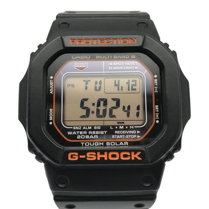 CASIO G-SHOCK 腕時計 メンズ タフソーラー 電波 スクエアフェイス 5600シリーズ ブラック GW-M5610R-1JF 中古 T1