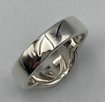 GUCCI グッチ インターロッキングG ブリットリング シルバー925 サイズ14.5号 中古 D4