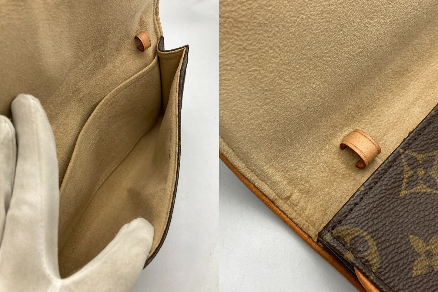 LOUIS VUITTON ルイヴィトン モノグラム ポシェットツイン GM ショルダーバッグ M51852 中古 D4