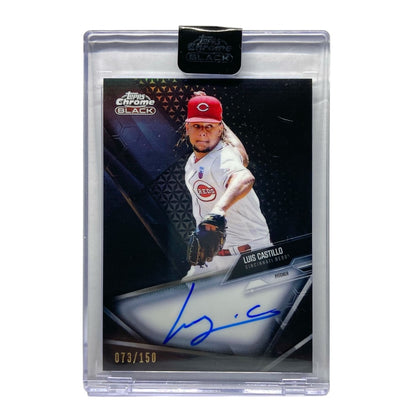 TOPPS MLBカード CHROME BLACK LUIS CASTILLO REDS 073/150 #CBA-LC 中古 IT2