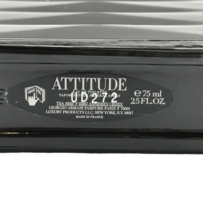GIORGIO ARMANI ジョルジオアルマーニ ATTITUDE オードトワレ 香水 メンズ 75ml アティチュード プールオム EDT スプレー 中古 T1