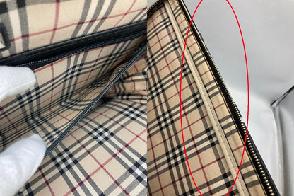BURBERRY バーバリー レザー ブリーフケース/ビジネスバッグ 中古 D4