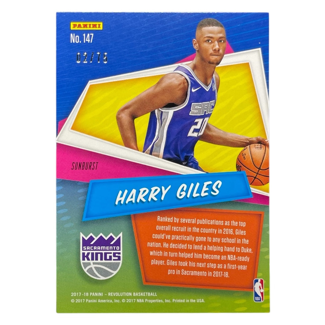 PANINI NBAカード REVOLUTION HARRY GILES SACRAMENTO KINGS /75 #147 中古 IT2