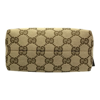GUCCI グッチ GGキャンバス コスメポーチ レディース 化粧ポーチ 小物入れ ブラウン 29596 中古 T1