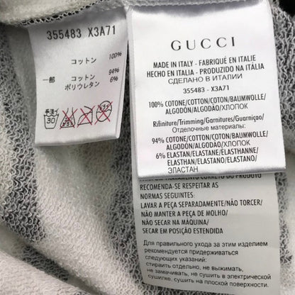 GUCCI グッチ パーカー レディース 春 コットン ゼブラ柄 スウェット ストレッチ フルジップ マルチカラー Sサイズ 355483 X3A71 中古 T1