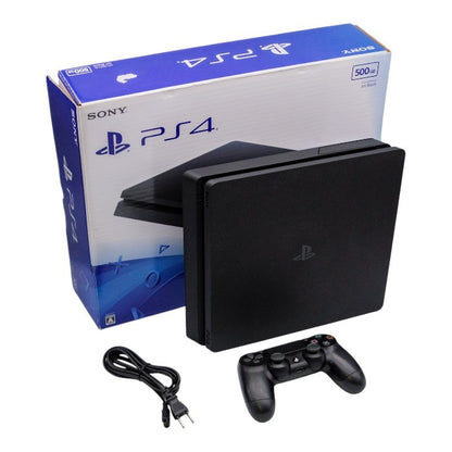 SIE PlayStation 4 ジェット・ブラック 本体 500GB CUH-2000AB01 中古 a1