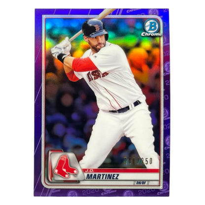 TOPPS MLBカード BOWMAN CHROME J.D. MARTINEZ BOSTON RED SOX /250 #17 中古 IT2
