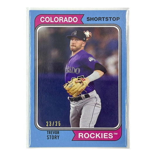 TOPPS MLBカード ARCHIVES TREVOR STORY COLORADO ROCKIES 23/25 #124 中古 IT1